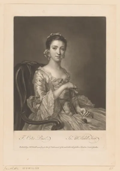 Portret van Elizabeth Sandby