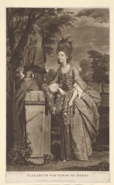 Portret van Elizabeth Smith-Stanley