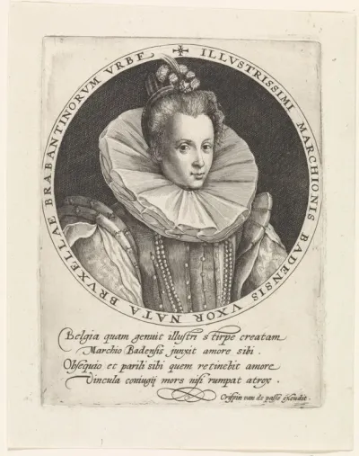 Portret van Elizabeth van Pallandt, gravin van Culemborg