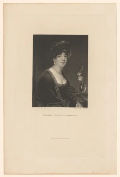 Portret van Elizabeth van Sutherland
