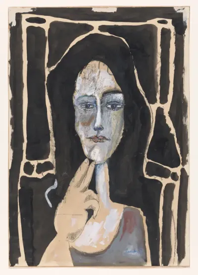 Portret van Else B.