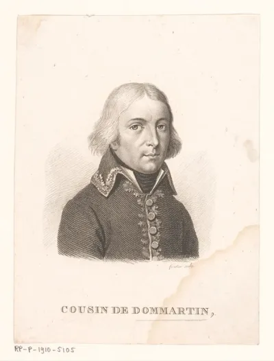 Portret van Elzéard Auguste Cousin de Dommartin