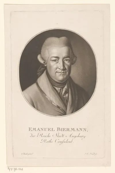 Portret van Emanuel Biermann