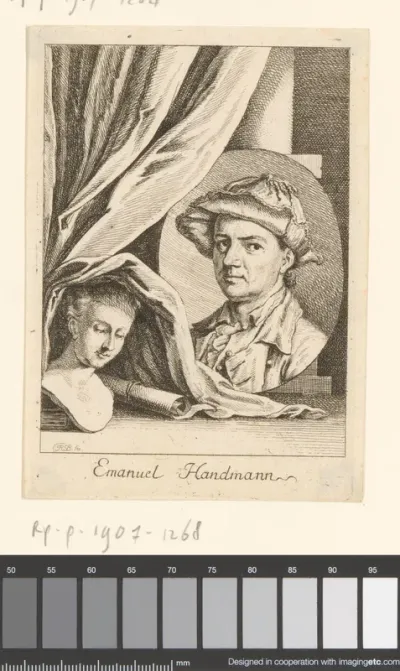 Portret van Emanuel Handmann