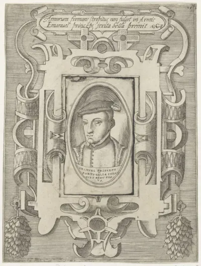 Portret van Emanuel I, koning van Portugal