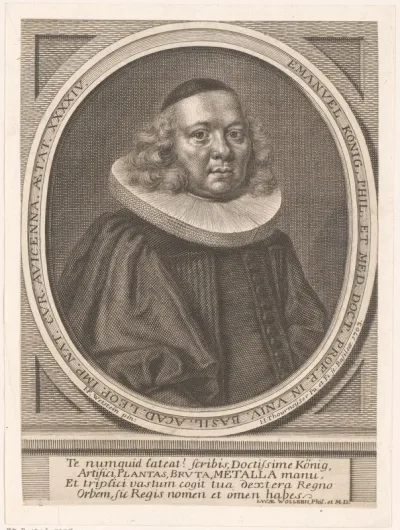 Portret van Emanuel König