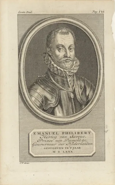 Portret van Emanuel Philibert, hertog van Savoye