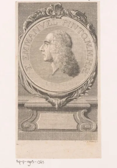 Portret van Emanuel Pinto da Fonseca