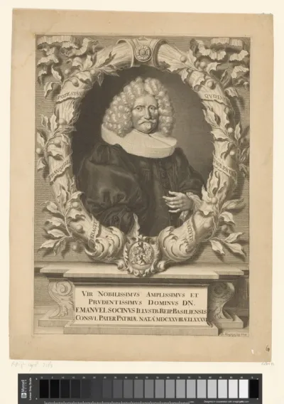 Portret van Emanuel Socinus