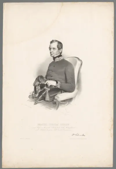 Portret van Emanuel Stephan Schroff