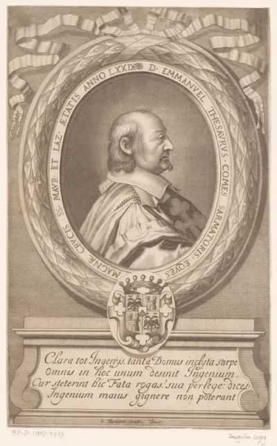 Portret van Emanuel Thesaurus