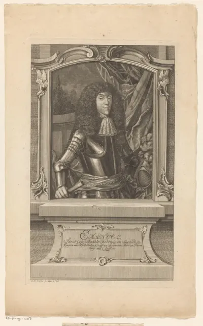 Portret van Emanuel von Anhalt-Köthen