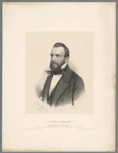 Portret van Emil du Bois-Reymond