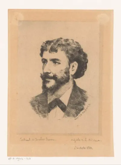 Portret van Emile Auguste Carolus-Duran