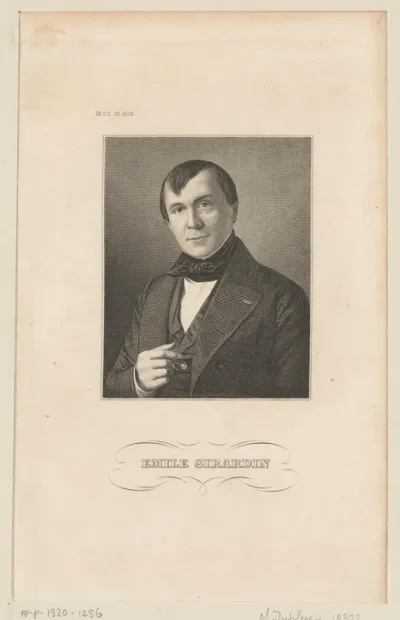 Portret van Émile de Girardin