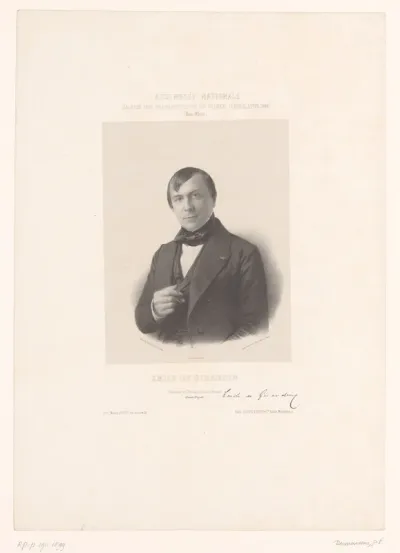 Portret van Émile de Girardin
