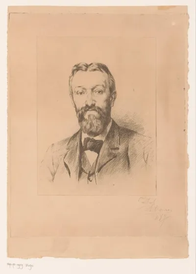 Portret van Emile de Mot, schepen en later burgemeester van Brussel