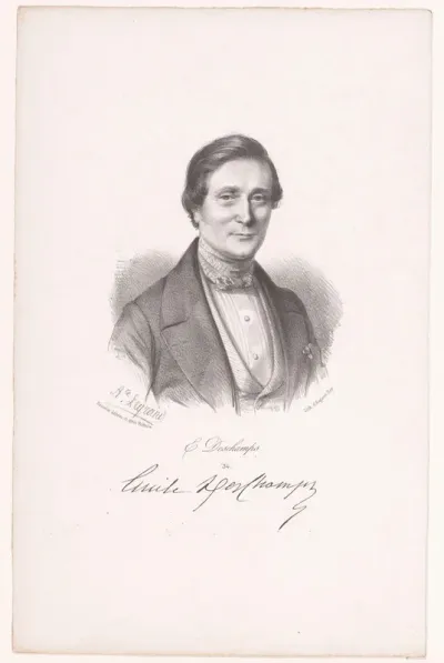 Portret van Émile Deschamps