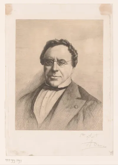 Portret van Emile Masquelier, schepen van Mons