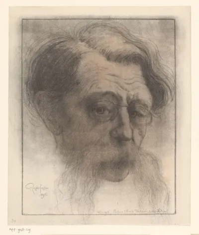 Portret van Emile Verhaeren
