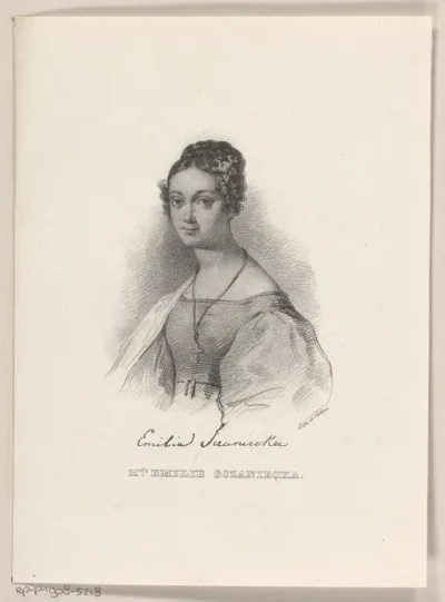 Portret van Emilia Sczaniecka