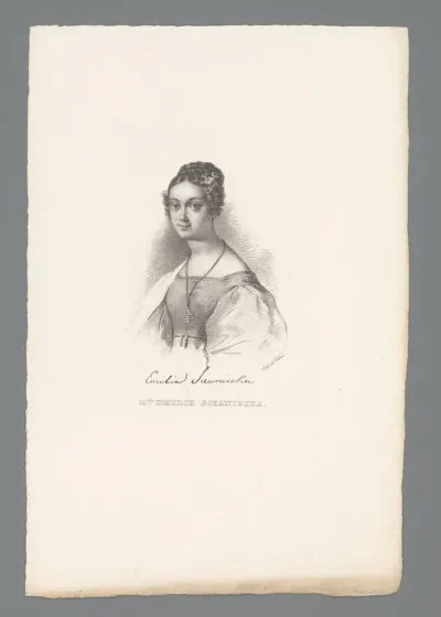 Portret van Emilia Sczaniecka