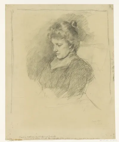 Portret van Emilia Spoor-van Wickevoirt Crommelin