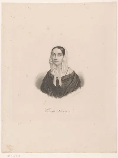 Portret van Emilie Carlin