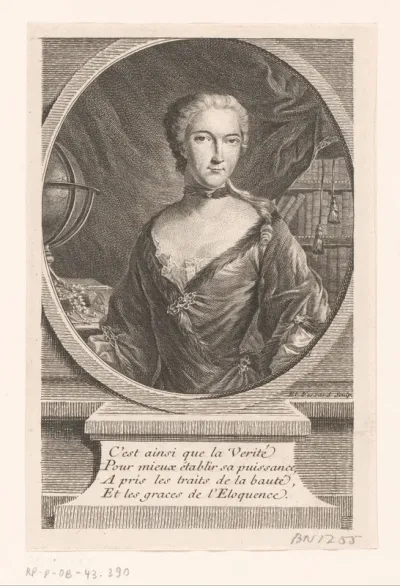 Portret van Émilie du Châtelet