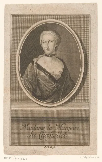 Portret van Émilie du Châtelet