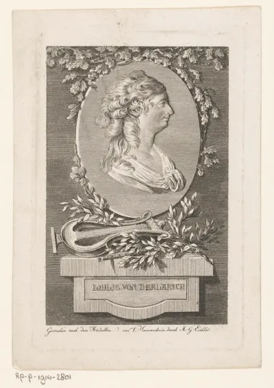 Portret van Emilie van Berlepsch