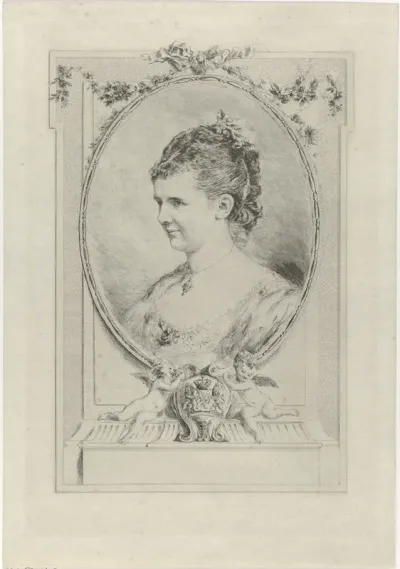 Portret van Emma, koningin-regentes der Nederlanden