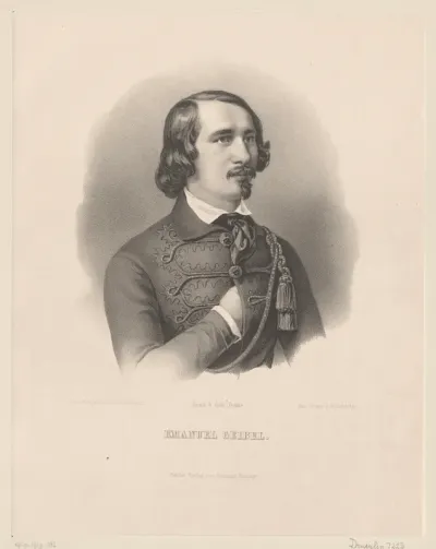 Portret van Emmanuel Geibel