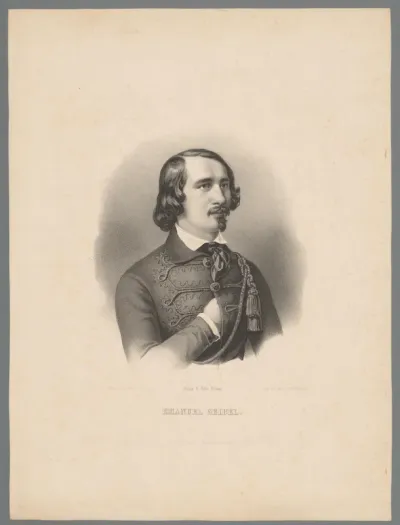 Portret van Emmanuel Geibel