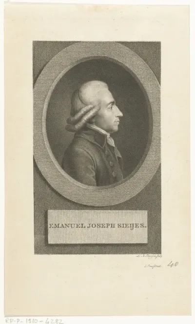Portret van Emmanuel Joseph Sieyès