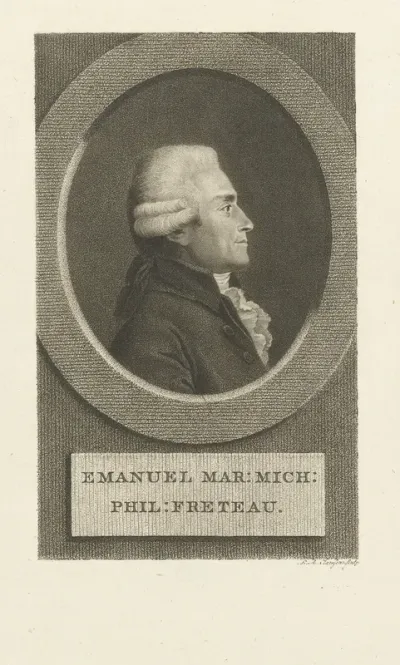 Portret van Emmanuel Marie Michel Philippe Fréteau de Saint Just