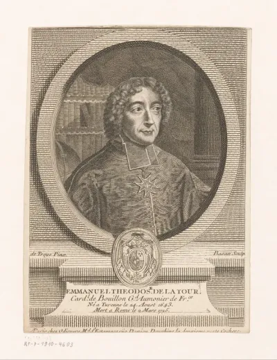 Portret van Emmanuel-Théodose de La Tour d'Auvergne