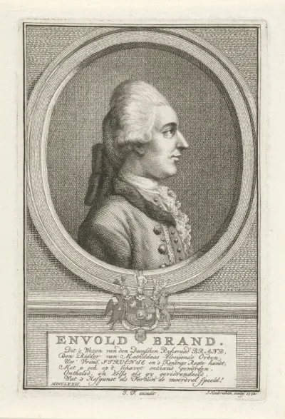 Portret van Enewold Brandt