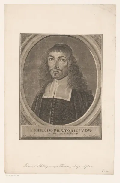 Portret van Ephraim Praetorius