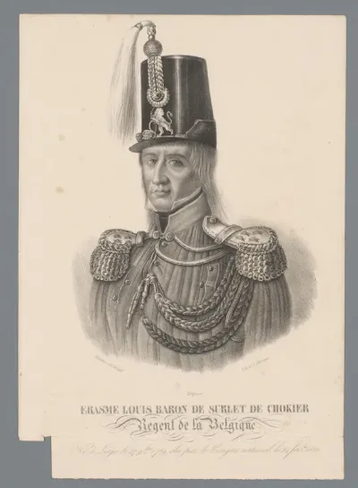 Portret van Erasme Louis Surlet de Chokier
