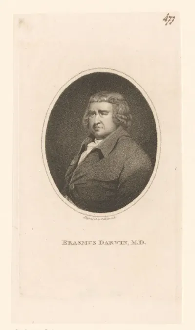 Portret van Erasmus Darwin
