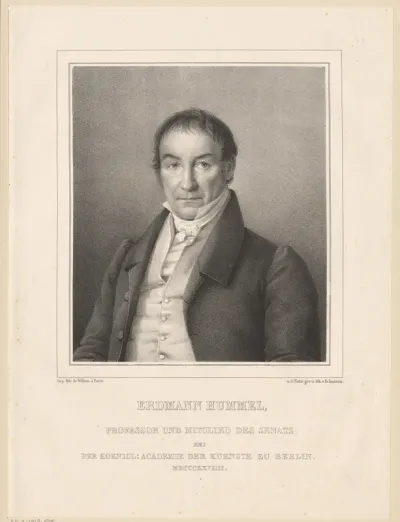 Portret van Erdmann Hummel
