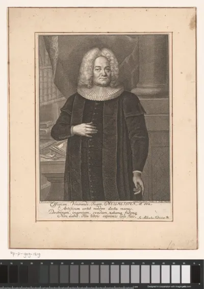 Portret van Erdmann Neumeister