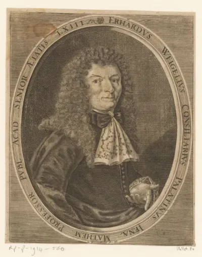 Portret van Erhard Weigel