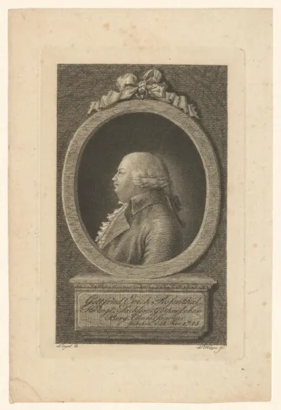 Portret van Erich Gottfried Rosenthal