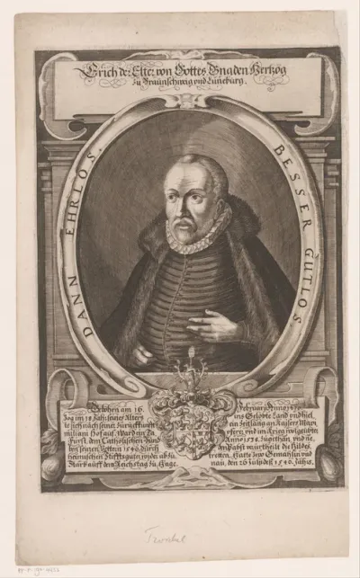 Portret van Erich I von Braunschweig-Lüneburg