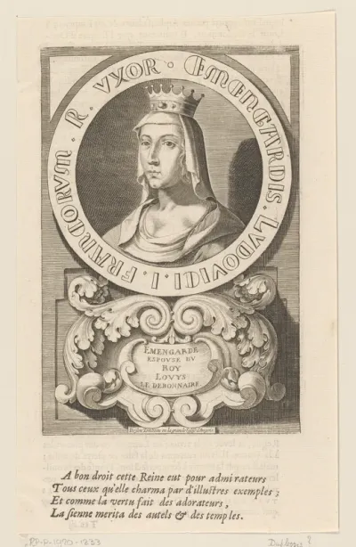 Portret van Ermengarde van Haspengouw