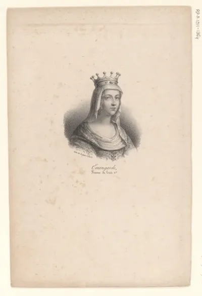 Portret van Ermengarde van Haspengouw