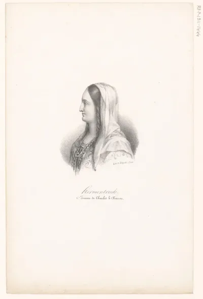 Portret van Ermentrudis van Orléans