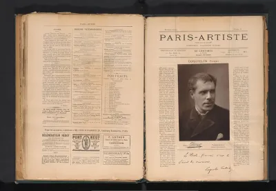 Portret van Ernest Alexandre Honoré Coquelin